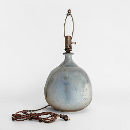 Light Blue Ceramic Table Lamp
