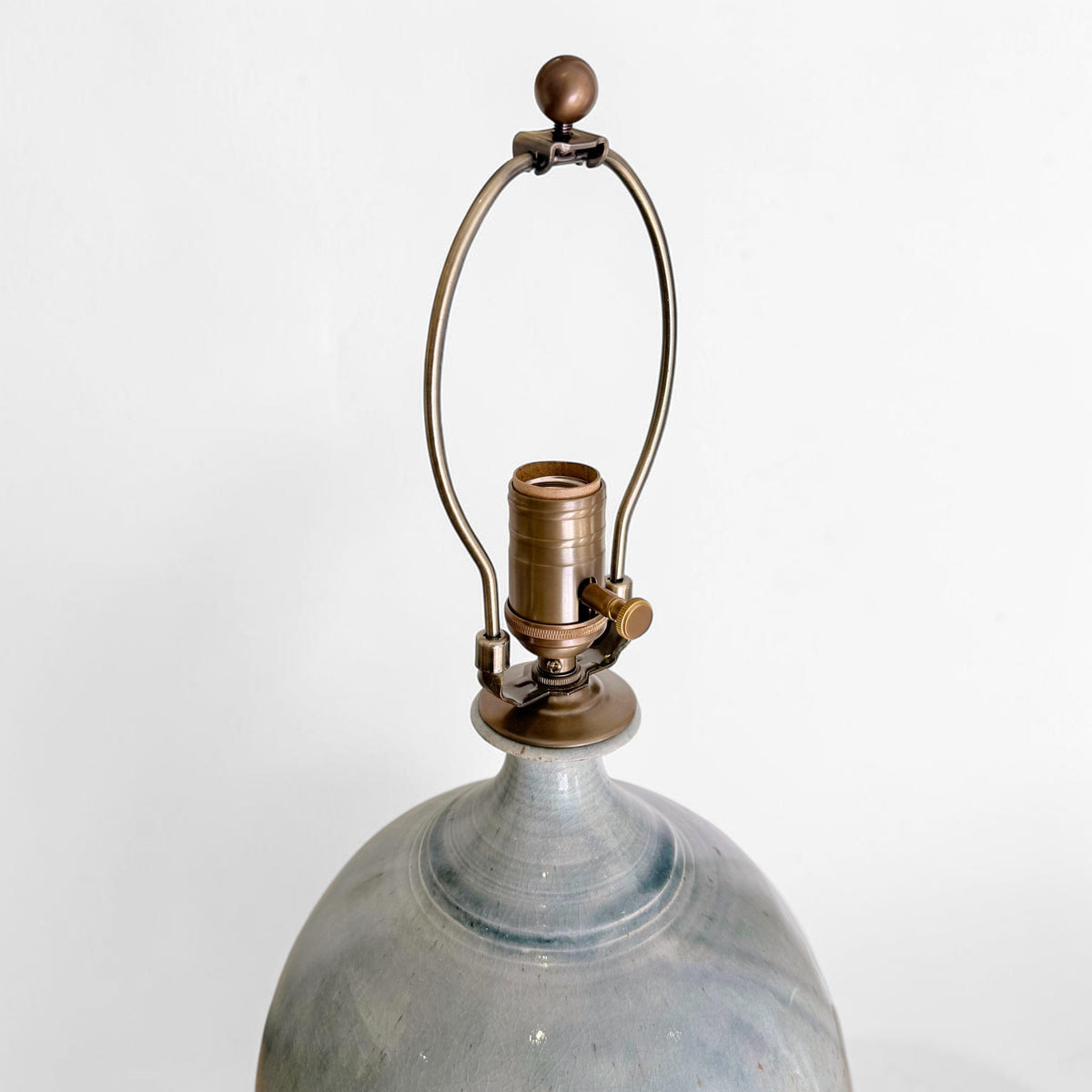 Light Blue Ceramic Table Lamp
