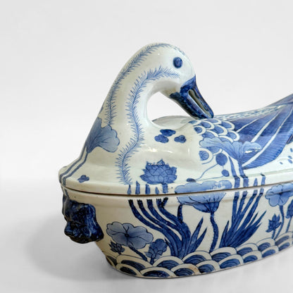 Antique Porcelain Duck Tureen
