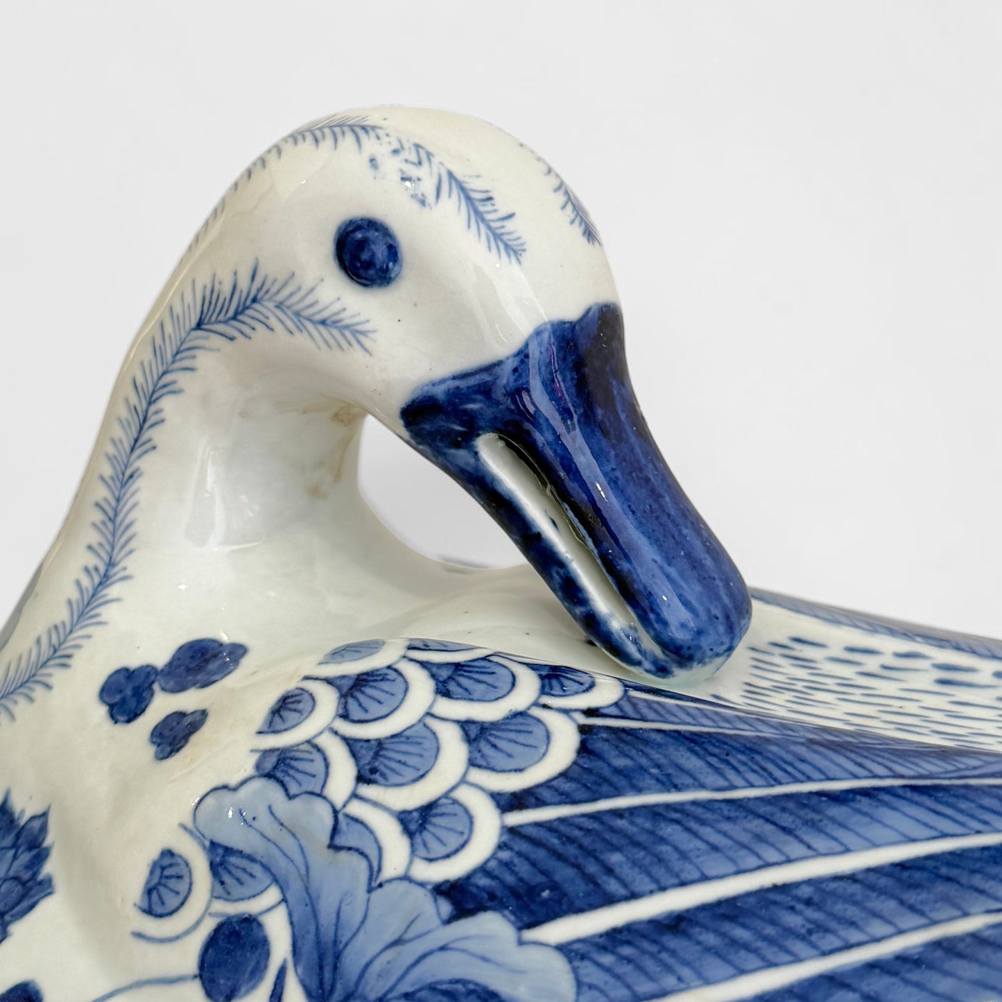 Antique Porcelain Duck Tureen