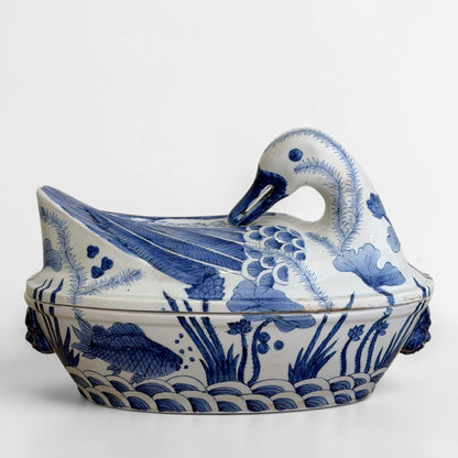 Antique Porcelain Duck Tureen