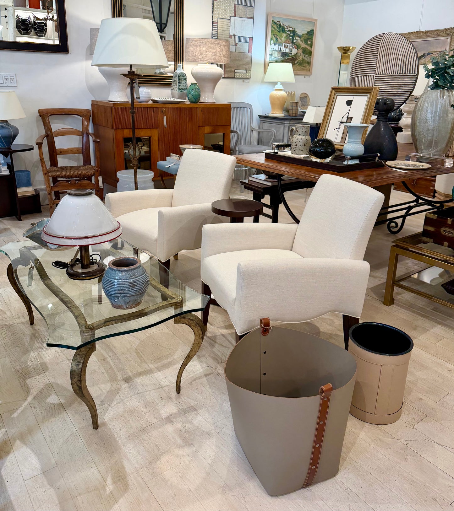 Pair of Upholstered Side Chairs by Olivier Gagnere