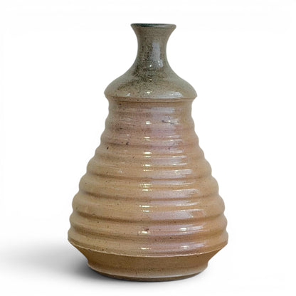 Handmade Beehive Form Stoneware Vase