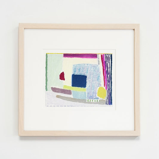 Abstract Pastel Drawing by Pamela Sztybel