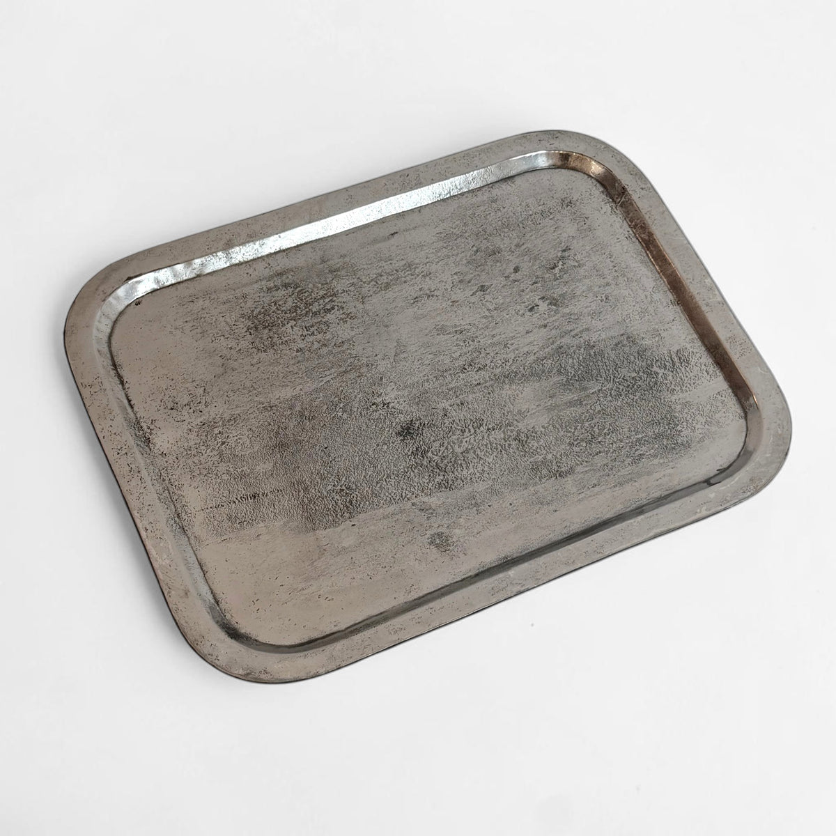 Large French Polished Steel Tray