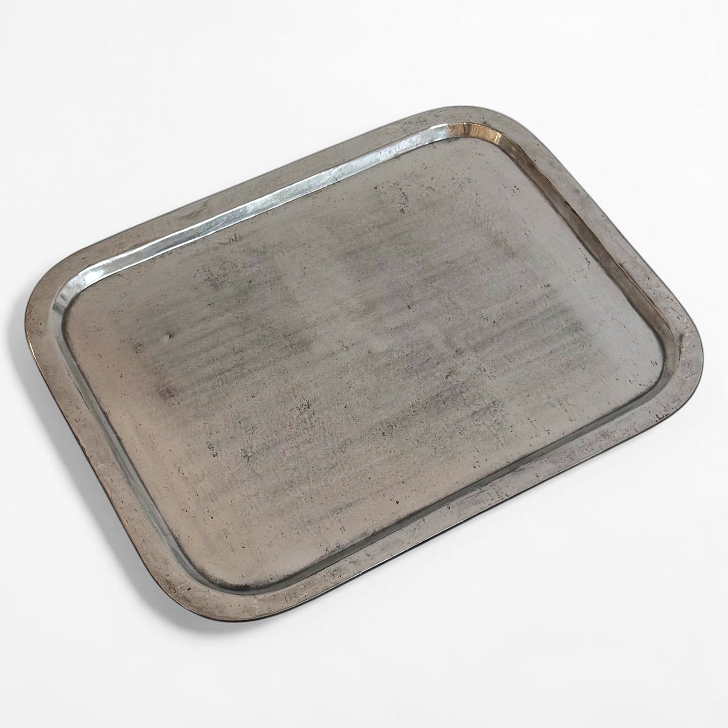 Large French Polished Steel Tray