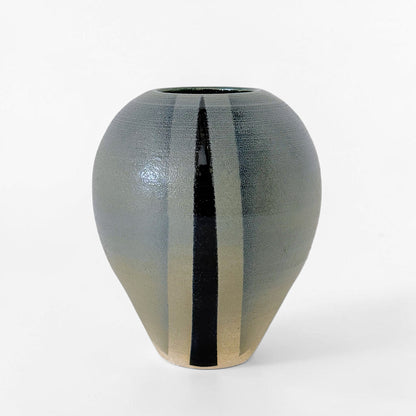 Blue Ombre Stoneware Vase