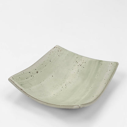 Pale Green Low Pedestal Bowl