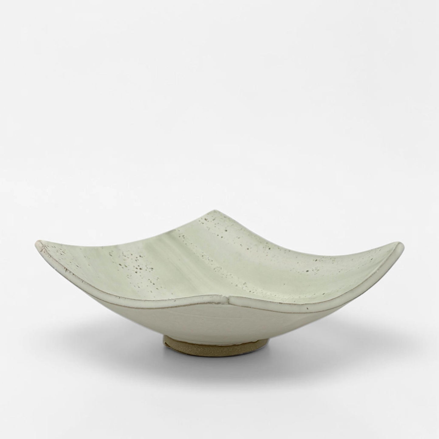 Pale Green Low Pedestal Bowl