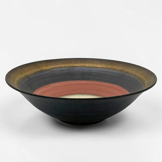 Bronze Rim Stoneware Bowl
