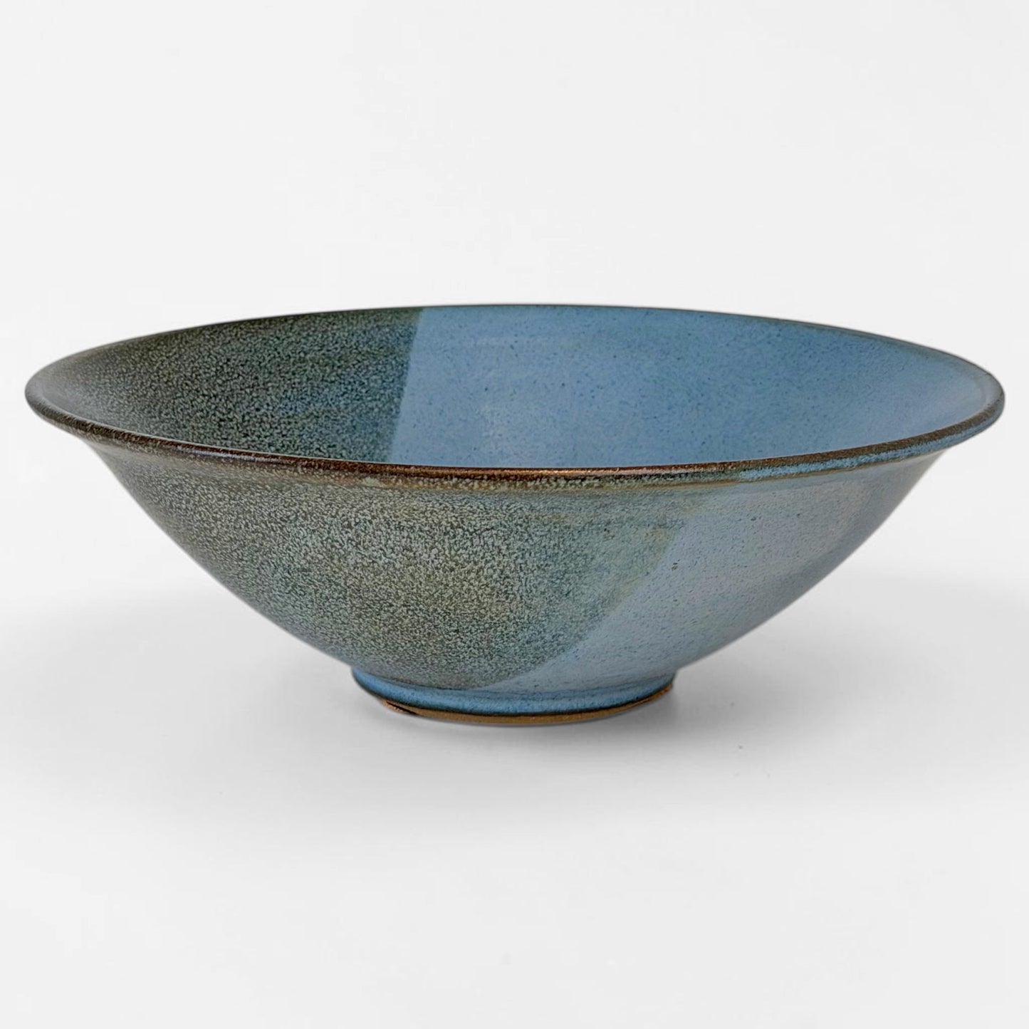 Two-Toned Blue Stoneware Bowl