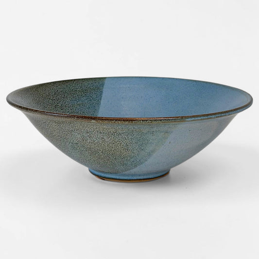 Two-Toned Blue Stoneware Bowl
