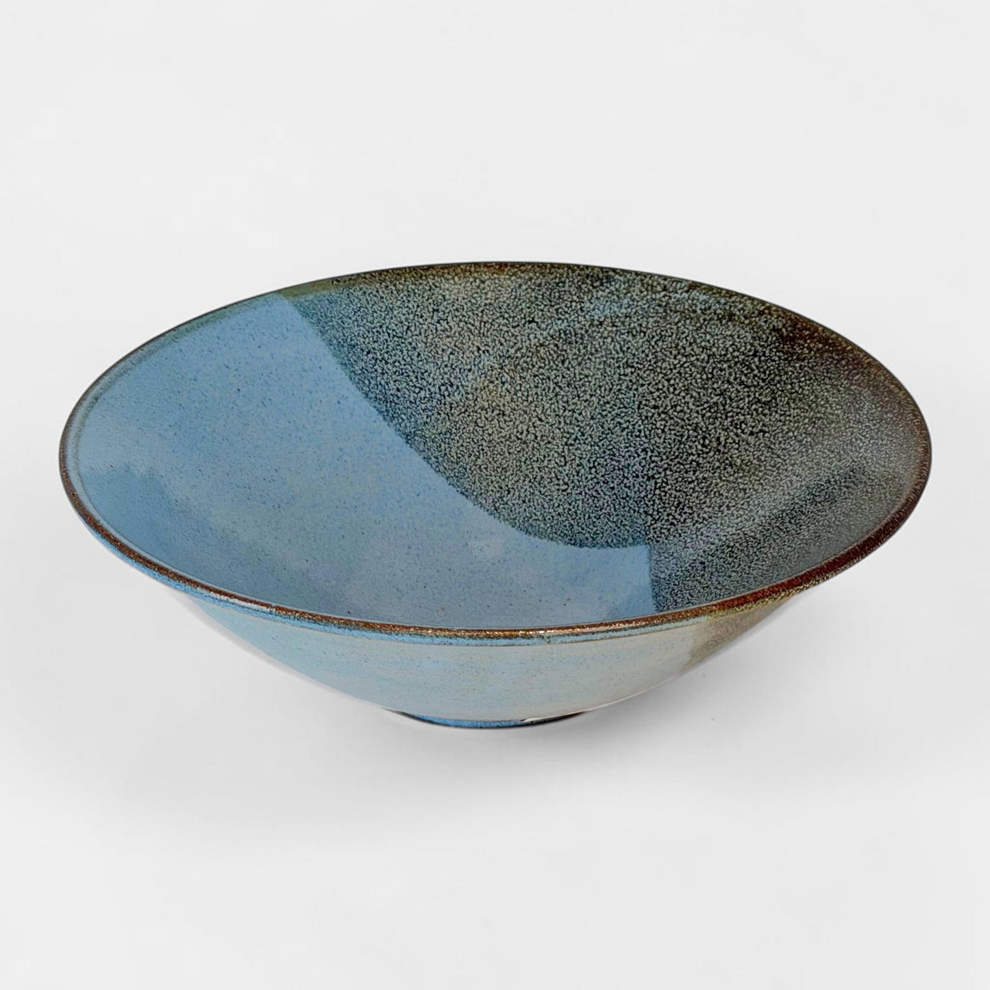 Two-Toned Blue Stoneware Bowl