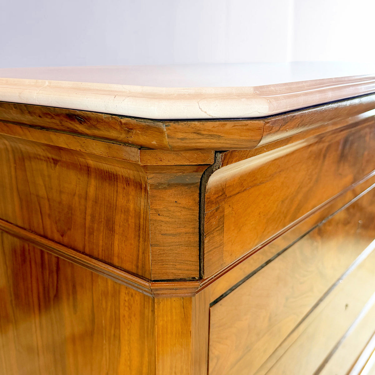 Louis Phillipe Walnut Commode, 19th Century