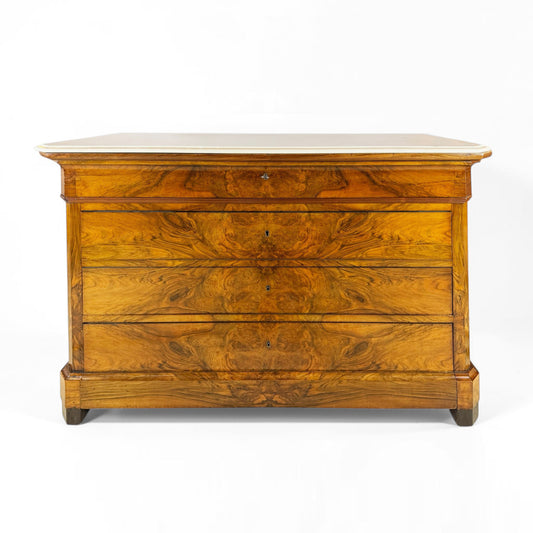 Louis Phillipe Walnut Commode, 19th Century