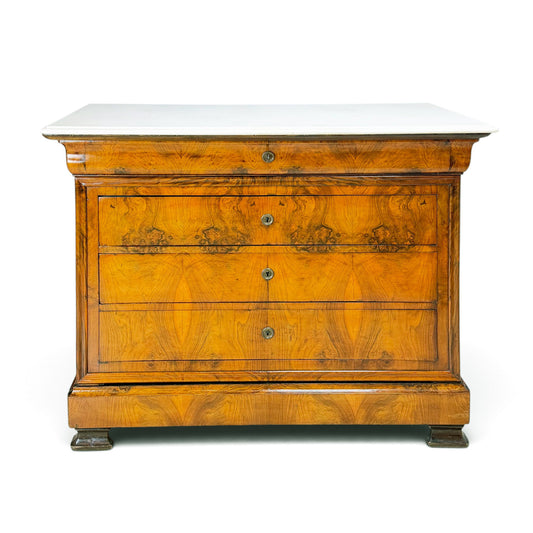 Louis Phillipe Walnut Commode, 19th Century