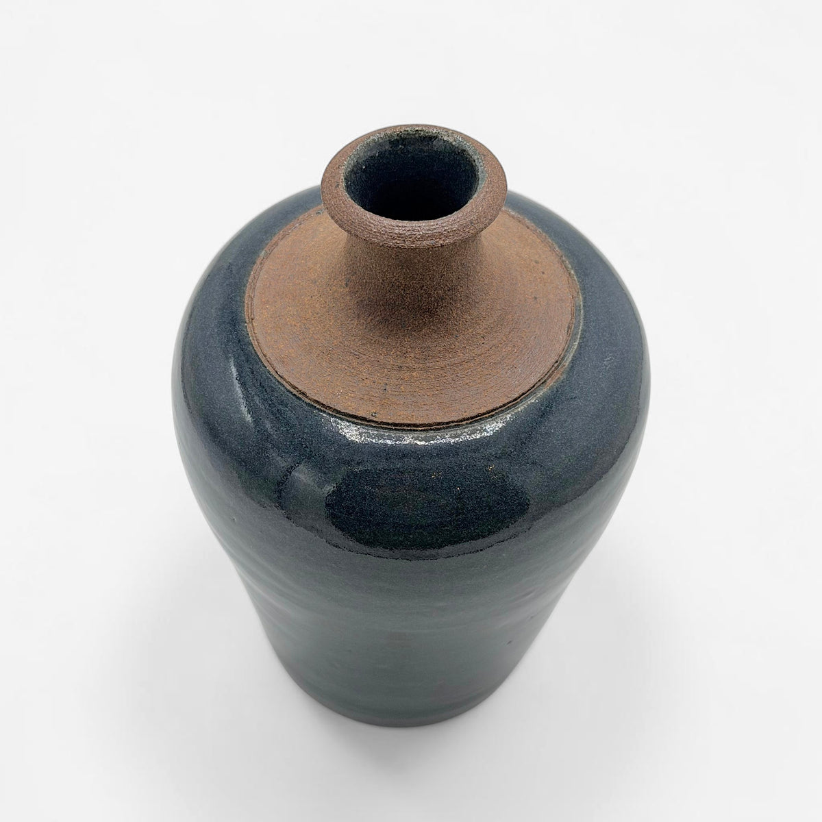 Blue Gray Terra Cotta Vase