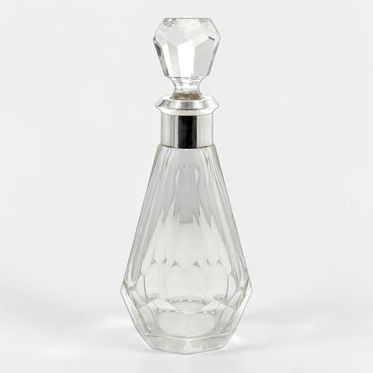 French Crystal and Sterling Decanter