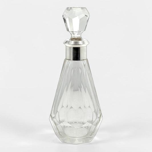 French Crystal and Sterling Decanter