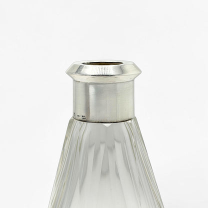 French Crystal and Sterling Decanter