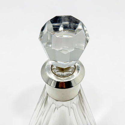 French Crystal and Sterling Decanter