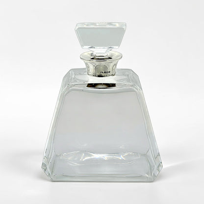 English Crystal and Sterling Decanter