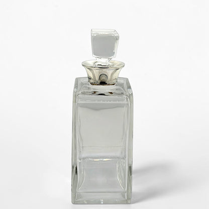 English Crystal and Sterling Decanter