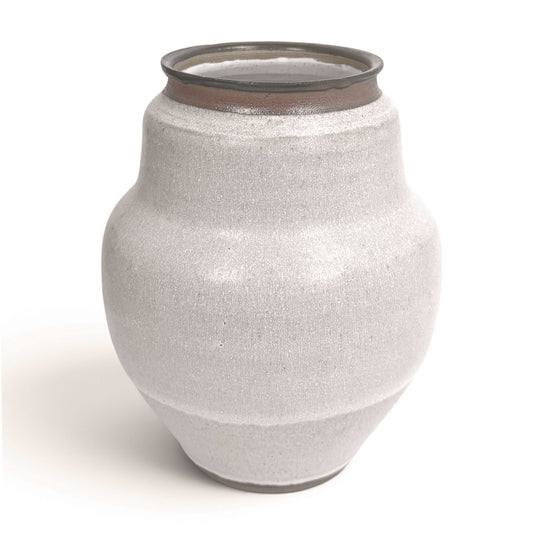 Light Gray Ceramic Vase