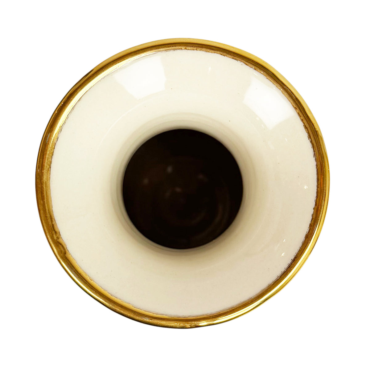 Light Green and White Ceramic Vase
