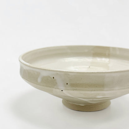Drip Glazed Stoneware Bowl