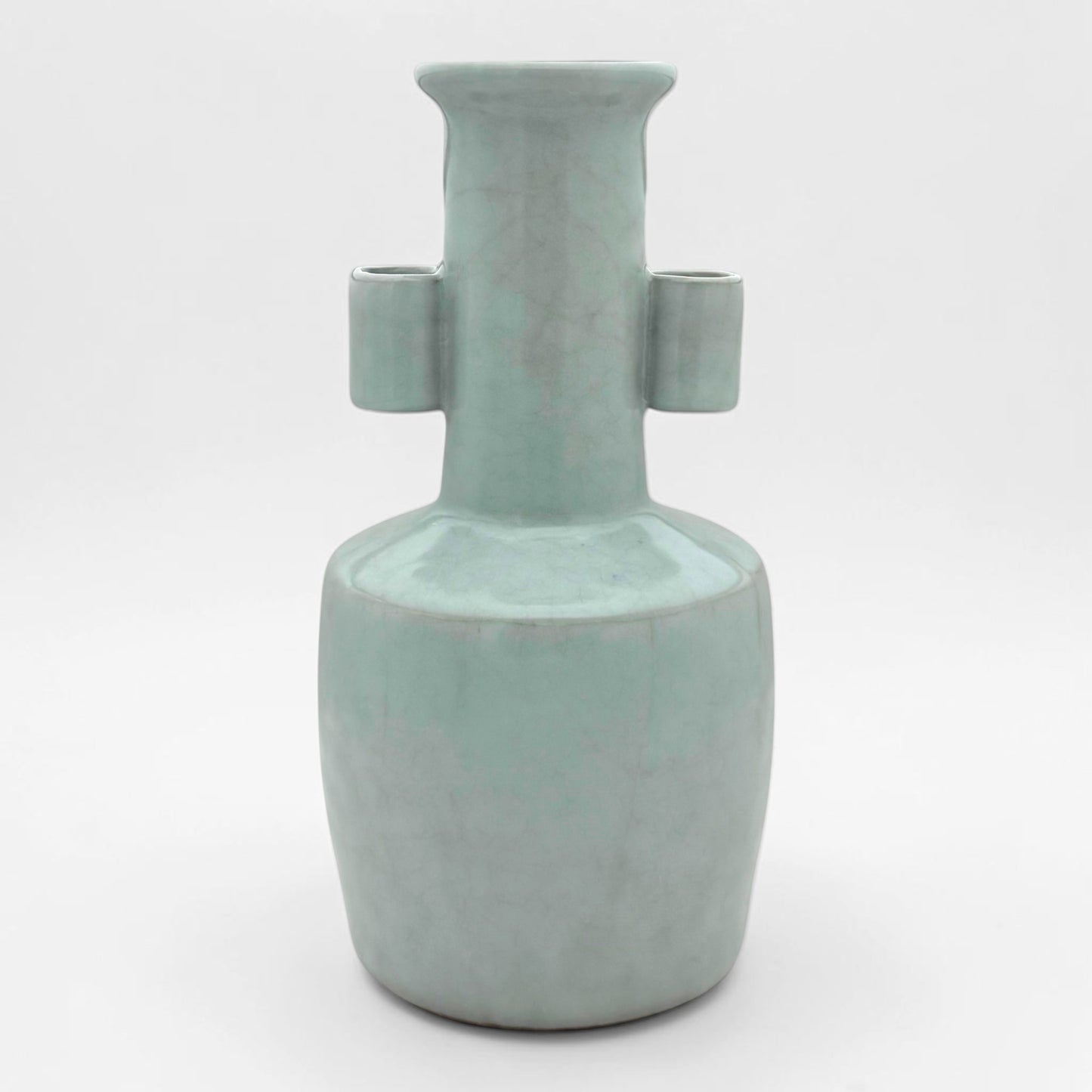 Light Green Celadon Crackle Vase