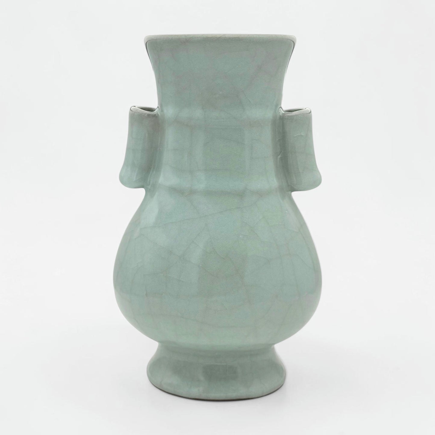 Light Green Celadon Crackle Vase