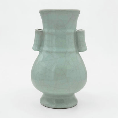 Light Green Celadon Crackle Vase