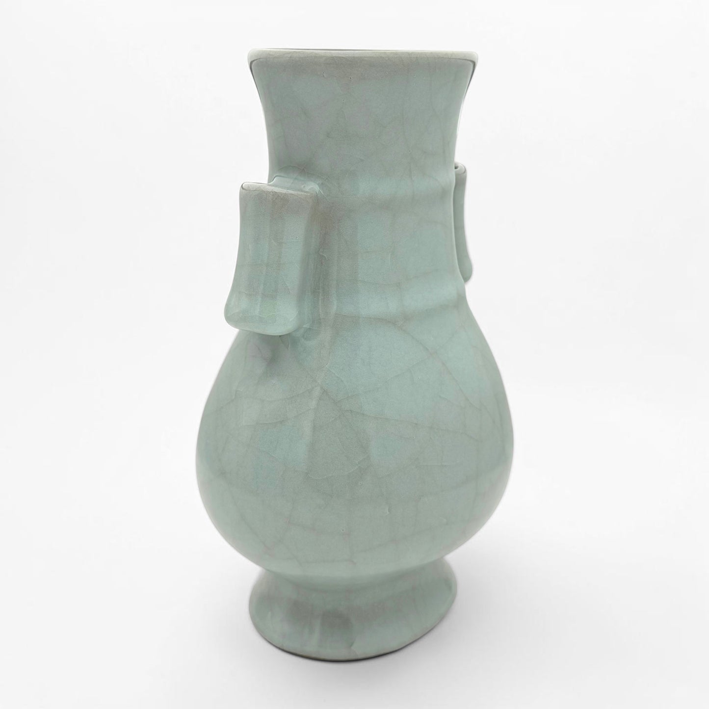 Light Green Celadon Crackle Vase