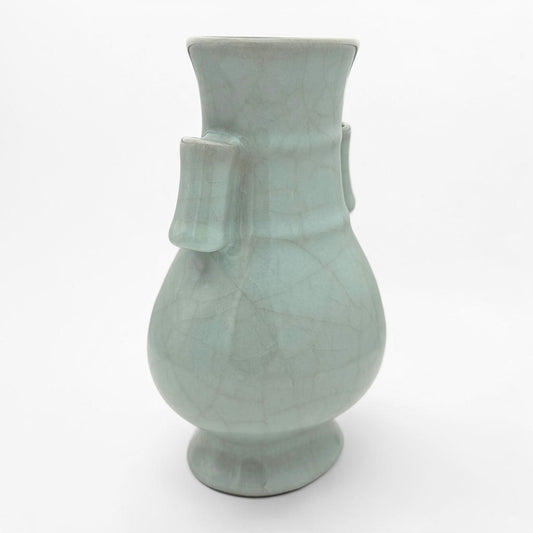 Light Green Celadon Crackle Vase
