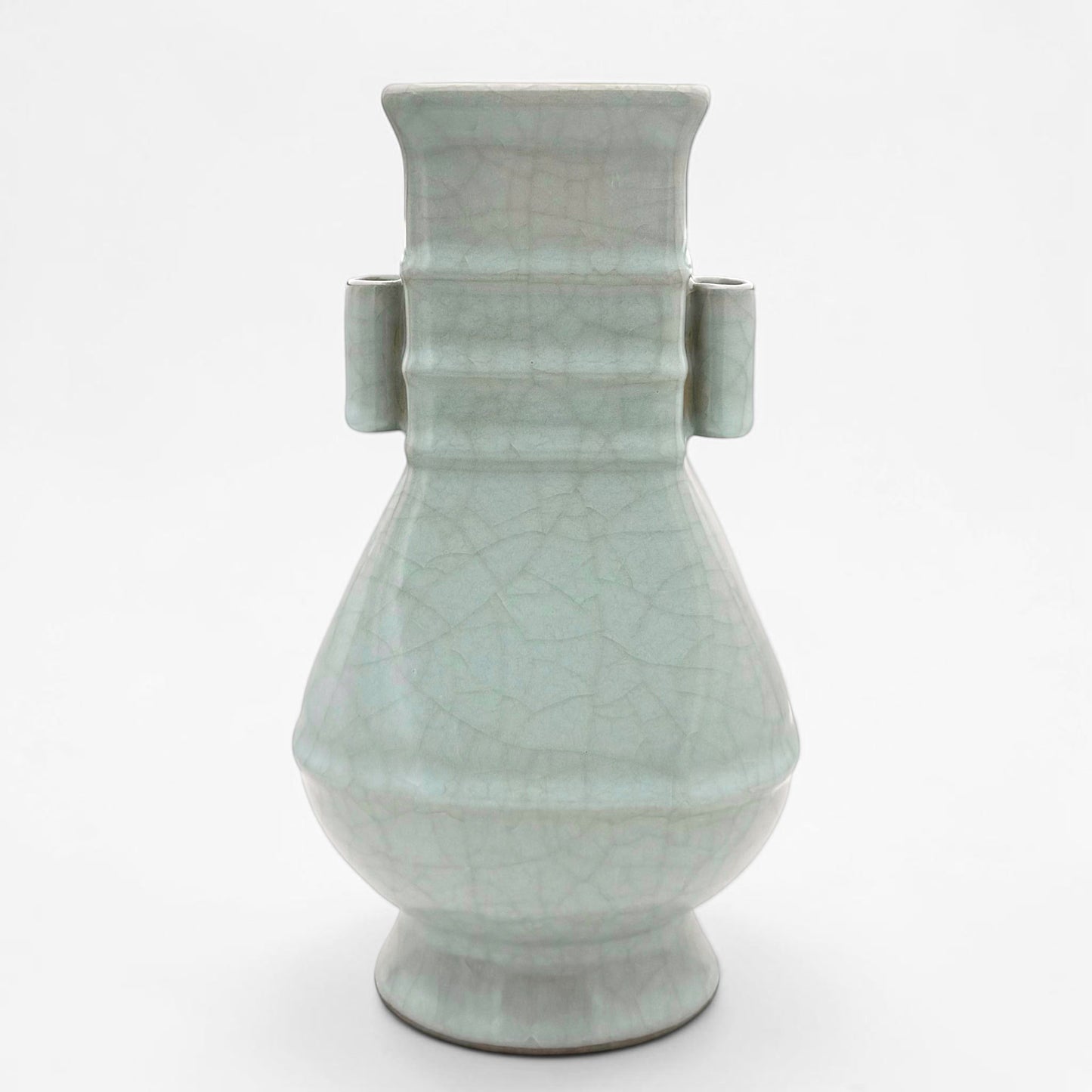 Light Green Celadon Crackle Vase