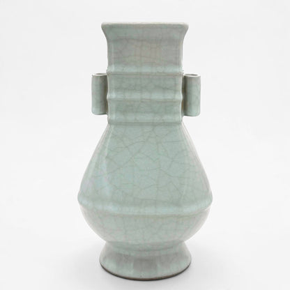 Light Green Celadon Crackle Vase