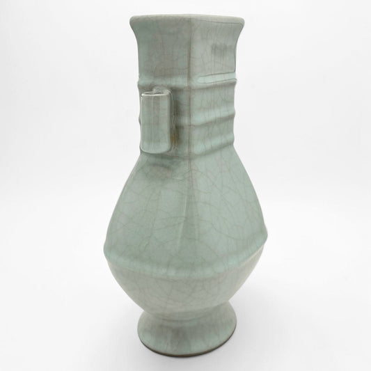 Light Green Celadon Crackle Vase