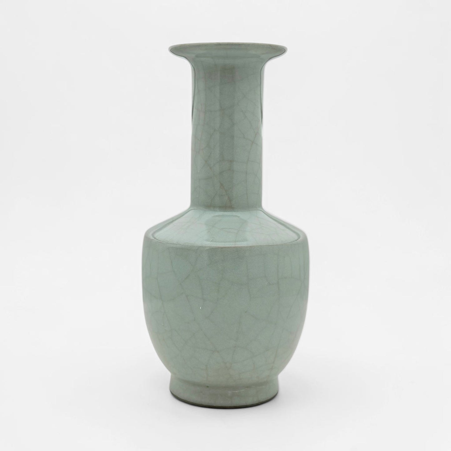 Light Green Celadon Crackle Vase