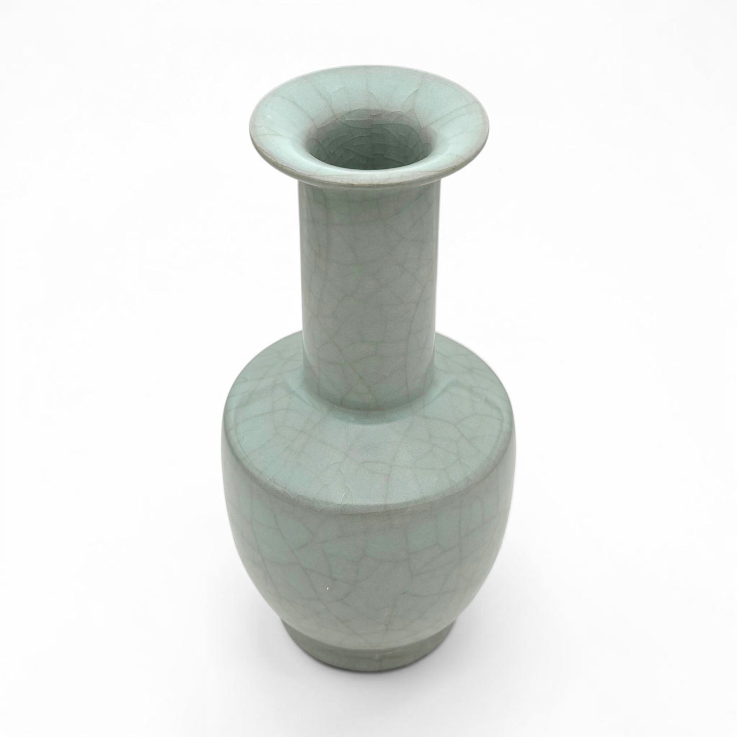 Light Green Celadon Crackle Vase