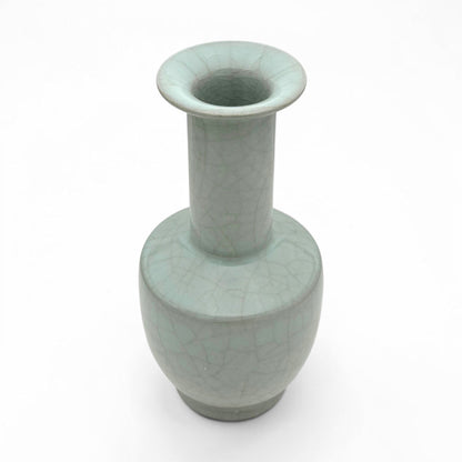 Light Green Celadon Crackle Vase