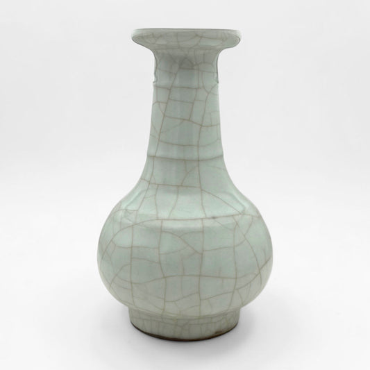 Light Green Celadon Crackle Vase