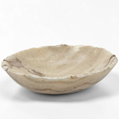 Beige Onyx Veined Bowl
