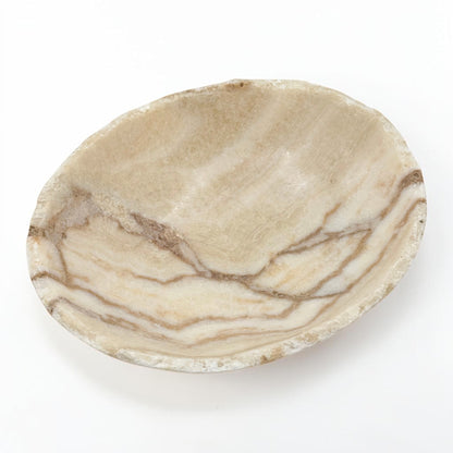 Beige Onyx Veined Bowl