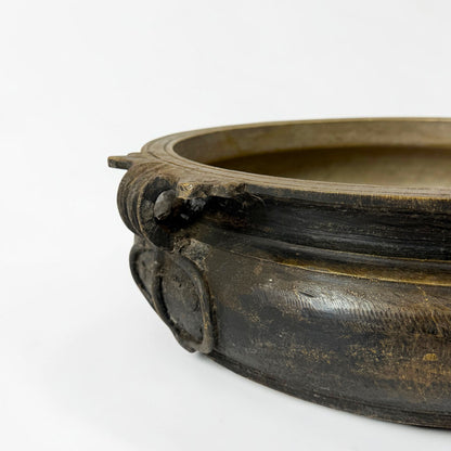 Antique Cast Bronze Urli Bowl
