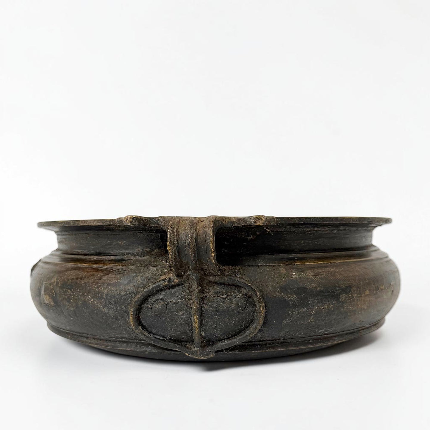 Antique Cast Bronze Urli Bowl