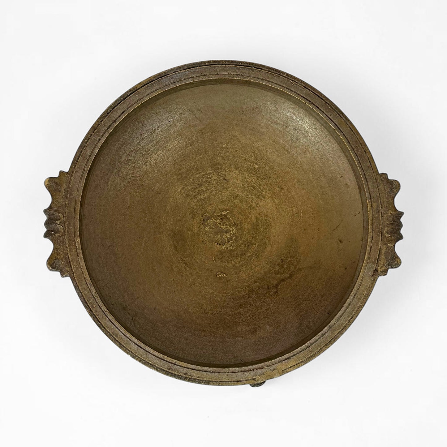 Antique Cast Bronze Urli Bowl