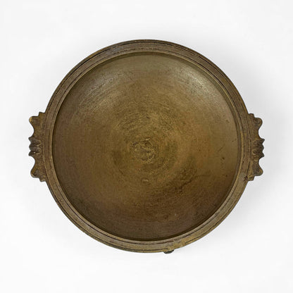 Antique Cast Bronze Urli Bowl