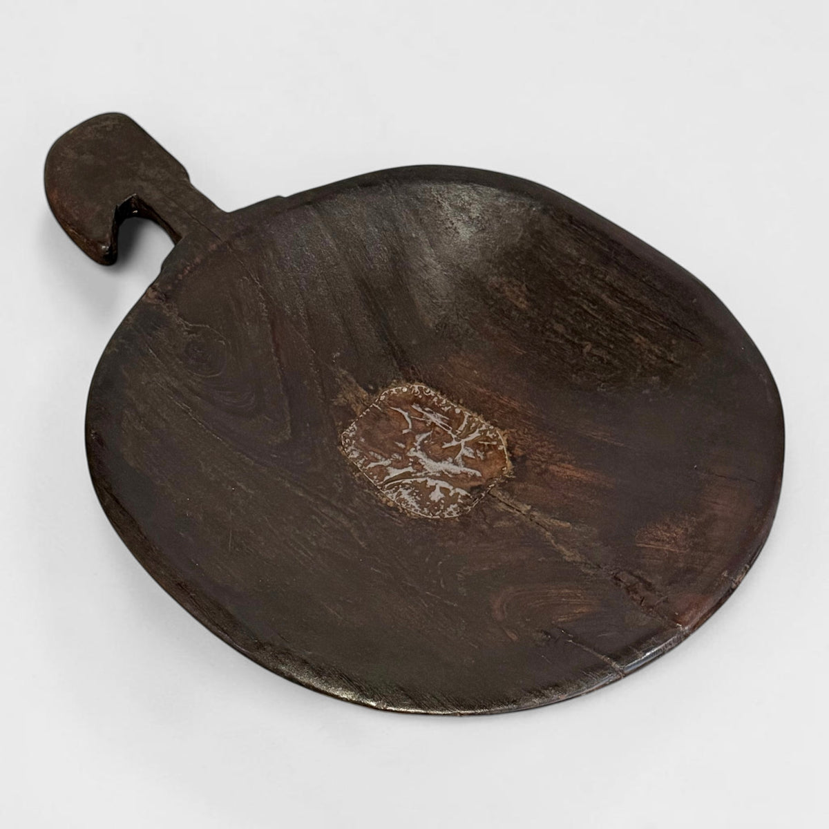 Hand Carved Primitive Wooden Bowl