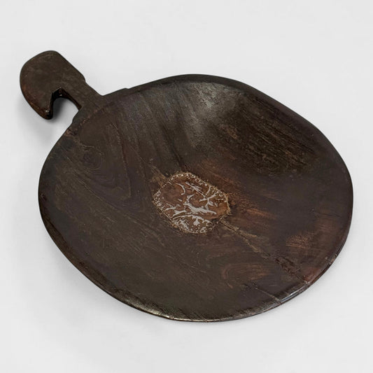 Hand Carved Primitive Wooden Bowl